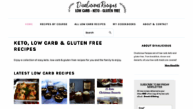 What Divaliciousrecipes.com website looked like in 2021 (3 years ago)
