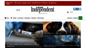 What Dailyindependent.com website looked like in 2021 (3 years ago)