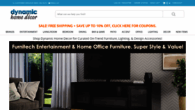 What Dynamichomedecor.com website looked like in 2021 (3 years ago)