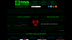 What Dnalounge.com website looked like in 2021 (3 years ago)