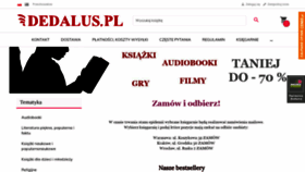What Dedalus.pl website looked like in 2021 (3 years ago)