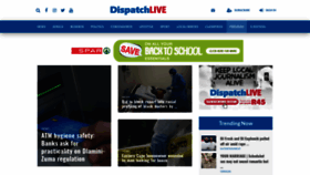 What Dispatchlive.co.za website looked like in 2021 (3 years ago)