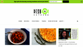 What Dishnthekitchen.com website looked like in 2021 (3 years ago)
