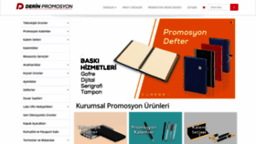 What Derinpromosyon.com website looked like in 2021 (3 years ago)