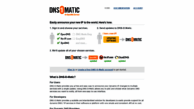 What Dnsomatic.com website looked like in 2021 (3 years ago)
