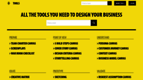 What Designabetterbusiness.tools website looked like in 2021 (3 years ago)