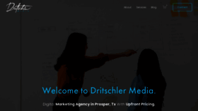 What Dritschlermedia.com website looked like in 2021 (3 years ago)