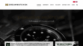 What Dreamwatch.dk website looked like in 2021 (3 years ago)