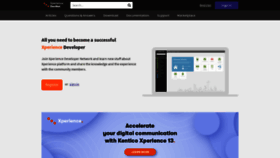 What Devnet.kentico.com website looked like in 2021 (3 years ago)