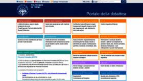 What Didattica.polito.it website looked like in 2021 (3 years ago)