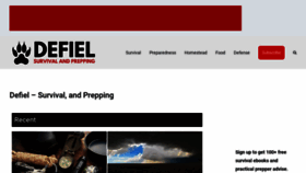 What Defiel.com website looked like in 2021 (3 years ago)