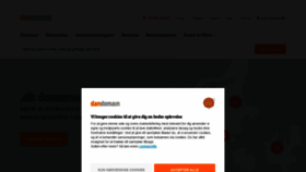 What Dandomain.dk website looked like in 2021 (3 years ago)