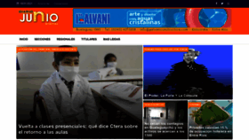 What Diariojunio.com.ar website looked like in 2021 (3 years ago)