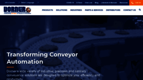 What Dornerconveyors.com website looked like in 2021 (3 years ago)