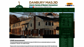 What Danburymasjid.com website looked like in 2021 (3 years ago)
