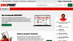 What Dwcprint.nl website looked like in 2021 (4 years ago)
