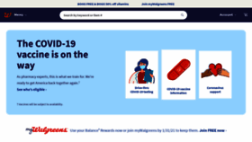 What Drugstore.com website looked like in 2021 (3 years ago)