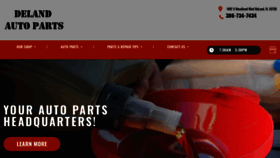 What Delandautoparts.com website looked like in 2021 (3 years ago)