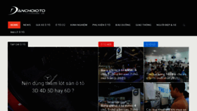 What Danchoioto.vn website looked like in 2021 (3 years ago)