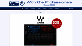 What Dontcrack.com website looked like in 2021 (4 years ago)