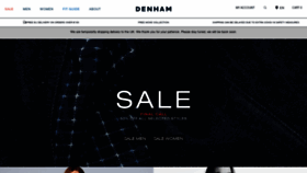 What Denhamthejeanmaker.com website looked like in 2021 (3 years ago)
