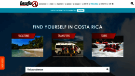 What Desafiocostarica.com website looked like in 2021 (3 years ago)