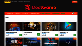 What Dostgame.com website looked like in 2021 (3 years ago)