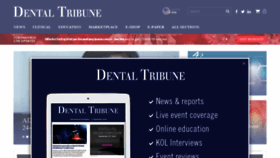 What Dental-tribune.com website looked like in 2021 (3 years ago)