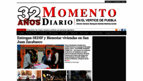 What Diariomomento.com website looked like in 2021 (3 years ago)