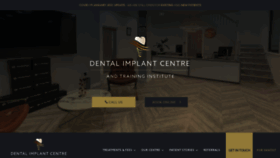 What Dentalimplantcentre.com website looked like in 2021 (3 years ago)