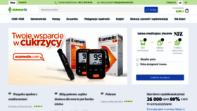 What Diabetyk24.pl website looked like in 2021 (3 years ago)