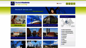What Deutschakademie.de website looked like in 2021 (3 years ago)