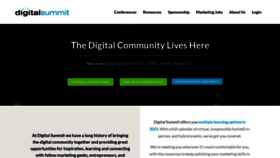 What Digitalsummit.com website looked like in 2021 (3 years ago)