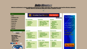What Deltadirectory.com website looked like in 2021 (3 years ago)