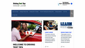What Drivingtesttips.biz website looked like in 2021 (3 years ago)