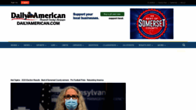 What Dailyamerican.com website looked like in 2021 (3 years ago)
