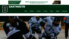 What Dartmouthsports.com website looked like in 2021 (3 years ago)