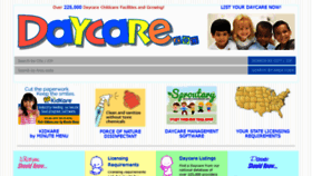 What Daycare.com website looked like in 2021 (3 years ago)