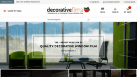 What Decorativefilm.com website looked like in 2021 (4 years ago)