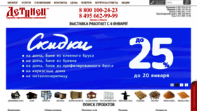 What Detinez.ru website looked like in 2021 (4 years ago)