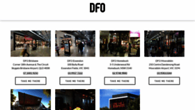 What Dfo.com.au website looked like in 2021 (3 years ago)