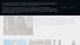 What Diariomedico.com website looked like in 2021 (3 years ago)