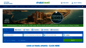 What Dnatatravel.com website looked like in 2021 (3 years ago)