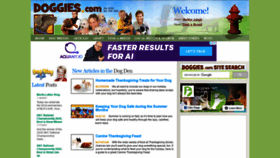 What Doggies.com website looked like in 2021 (3 years ago)