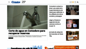 What Diariocronica.com.ar website looked like in 2021 (3 years ago)