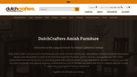 What Dutchcrafters.com website looked like in 2021 (3 years ago)