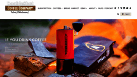 What Doubleshotcoffee.com website looked like in 2021 (3 years ago)