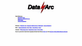 What Dataarc.ws website looked like in 2021 (3 years ago)