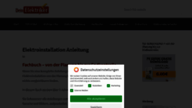 What Dein-elektriker-info.de website looked like in 2021 (3 years ago)