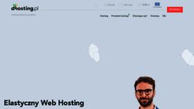 What Dhosting.pl website looked like in 2021 (5 years ago)